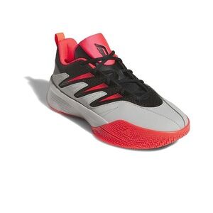 Adidas Black, Gray, and Red Performance Sneakers